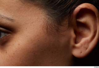 HD Face Skin Dayjane Graves ear face hair skin pores…